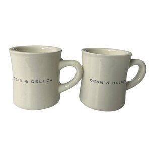 2 Dean & Deluca Coffee Mugs